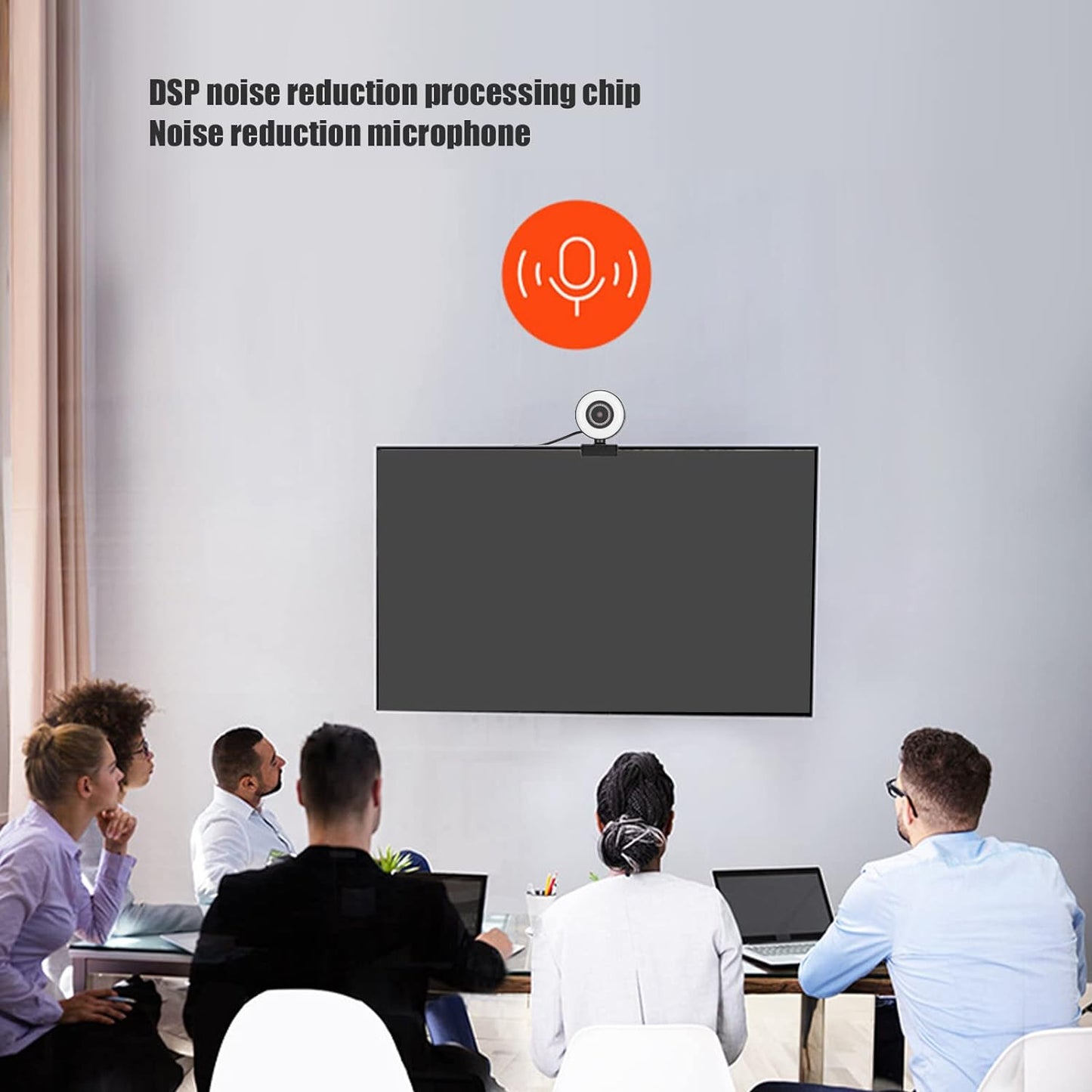 Round 1080p HD Full Webcam USB2.0