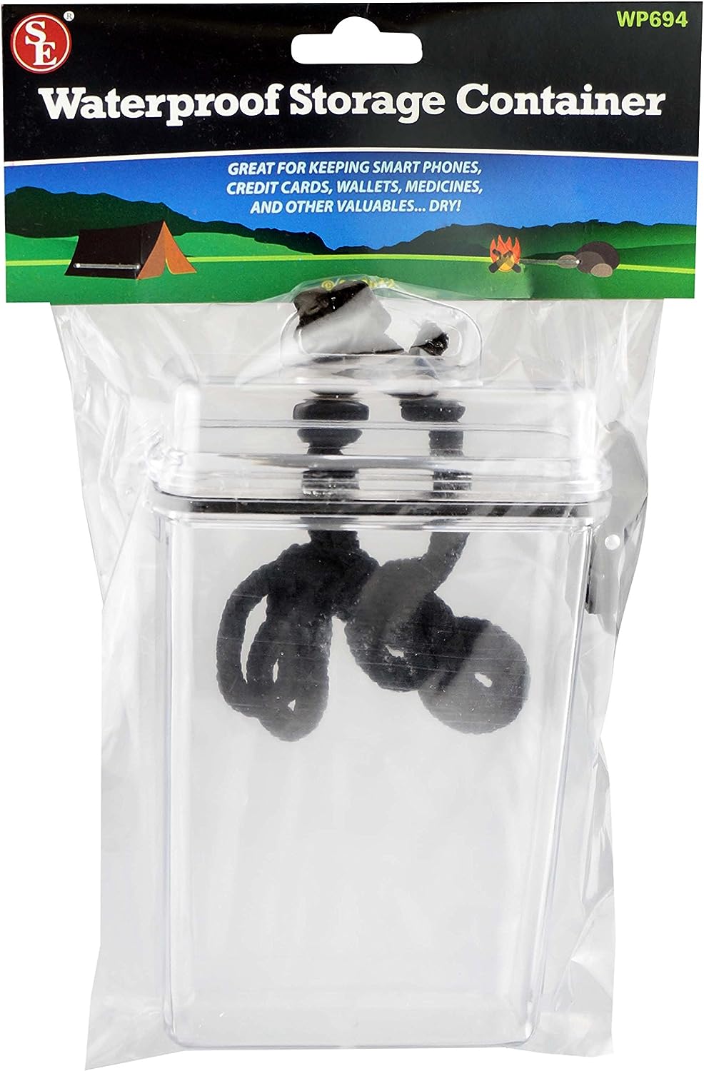 Waterproof Storage Container with Lanyard Pack of 3
