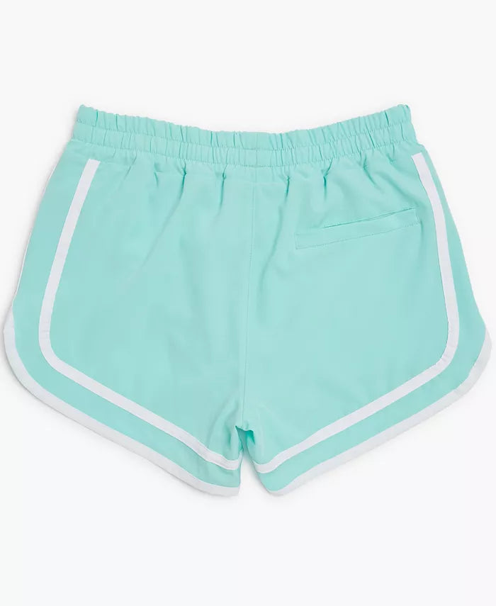 Champion Big Girls 3" Varsity Woven comfort Shorts Girls Large Aqua Blue