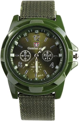 Gemius Army Men's Women's Military Style Nylon Watch Army Green